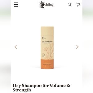 The Earthling Co. Powder Natural Dry Shampoo for Dark Hair